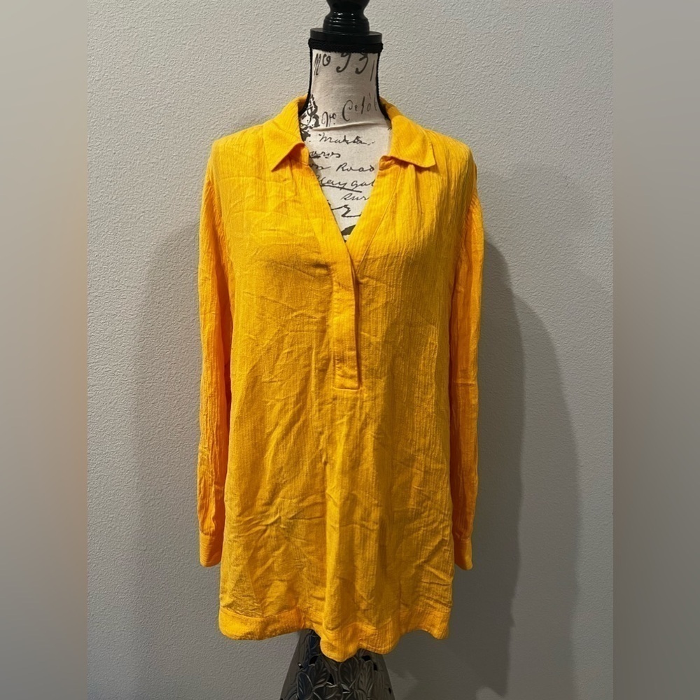 Soft Surroundings Orange Top Tunic Sz XL